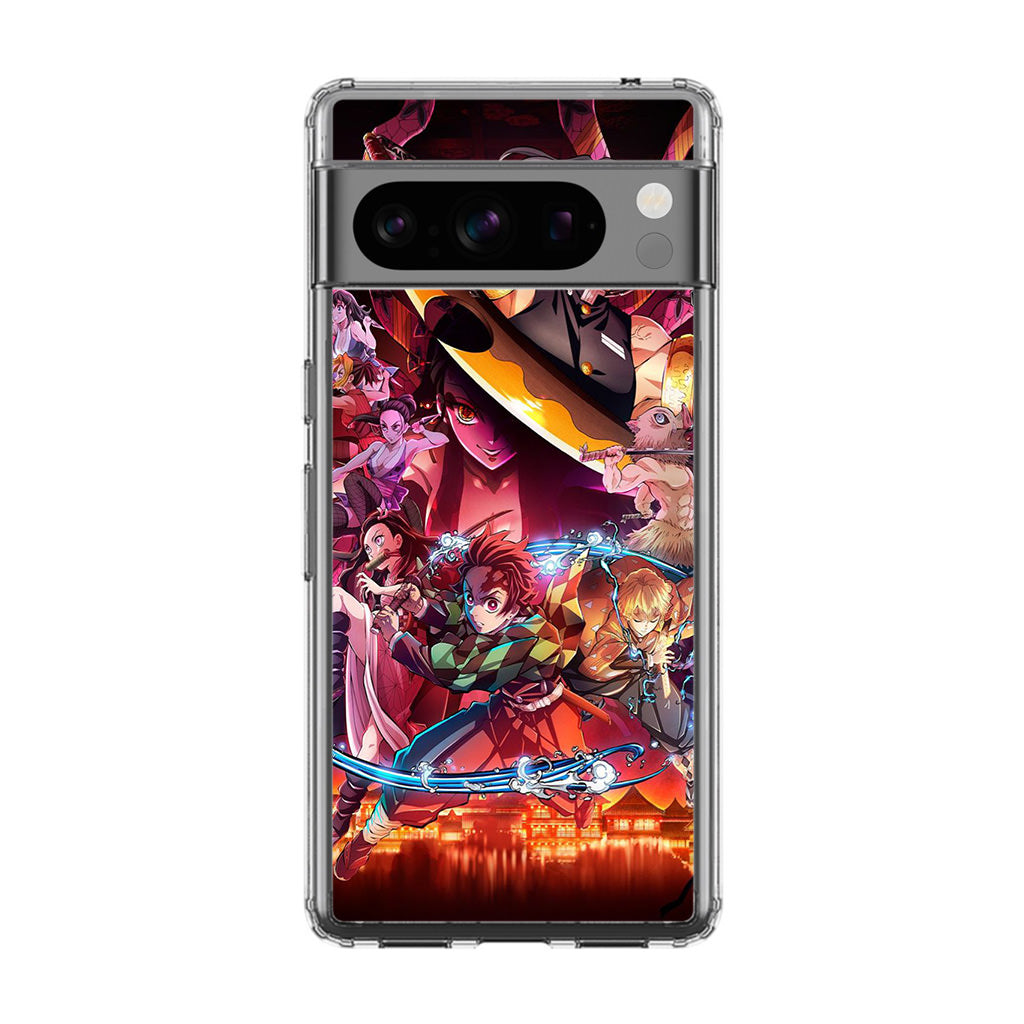 Demon Slayer Entertainment District Arc Google Pixel 8 Pro Case