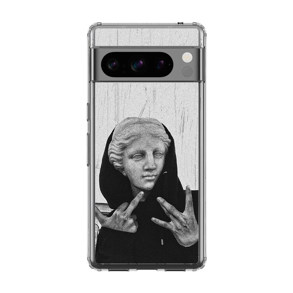 Greek Statue Wearing Hoodie Google Pixel 8 Pro Case