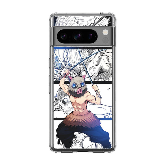 Inosuke Hashibira Manga Collage Google Pixel 8 Pro Case