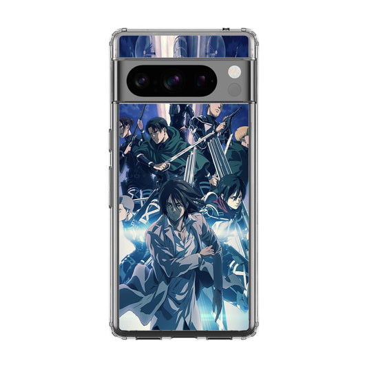 Poster Attack on Titan Final Season Google Pixel 8 Pro Case