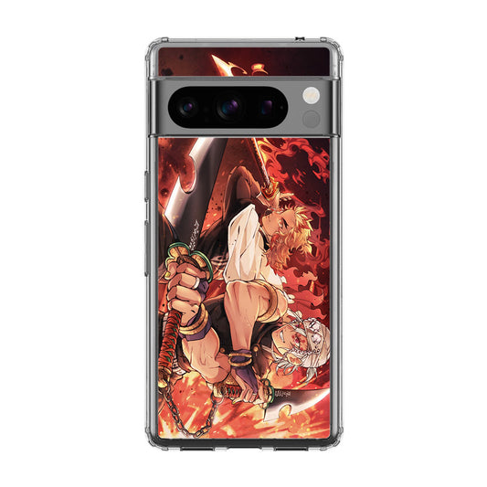 Rengoku And Tengen Uzui Demon Slayer Google Pixel 8 Pro Case