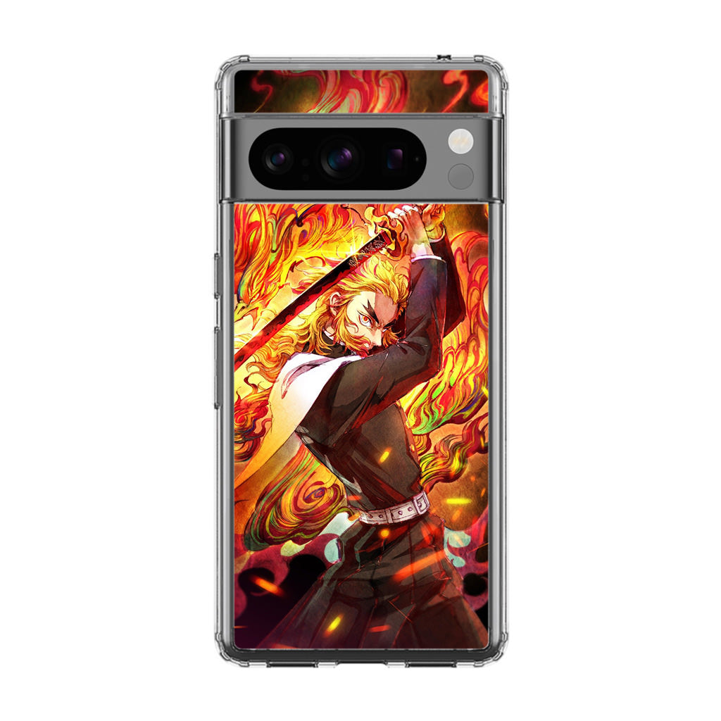 Rengoku Flame Pillar Google Pixel 8 Pro Case