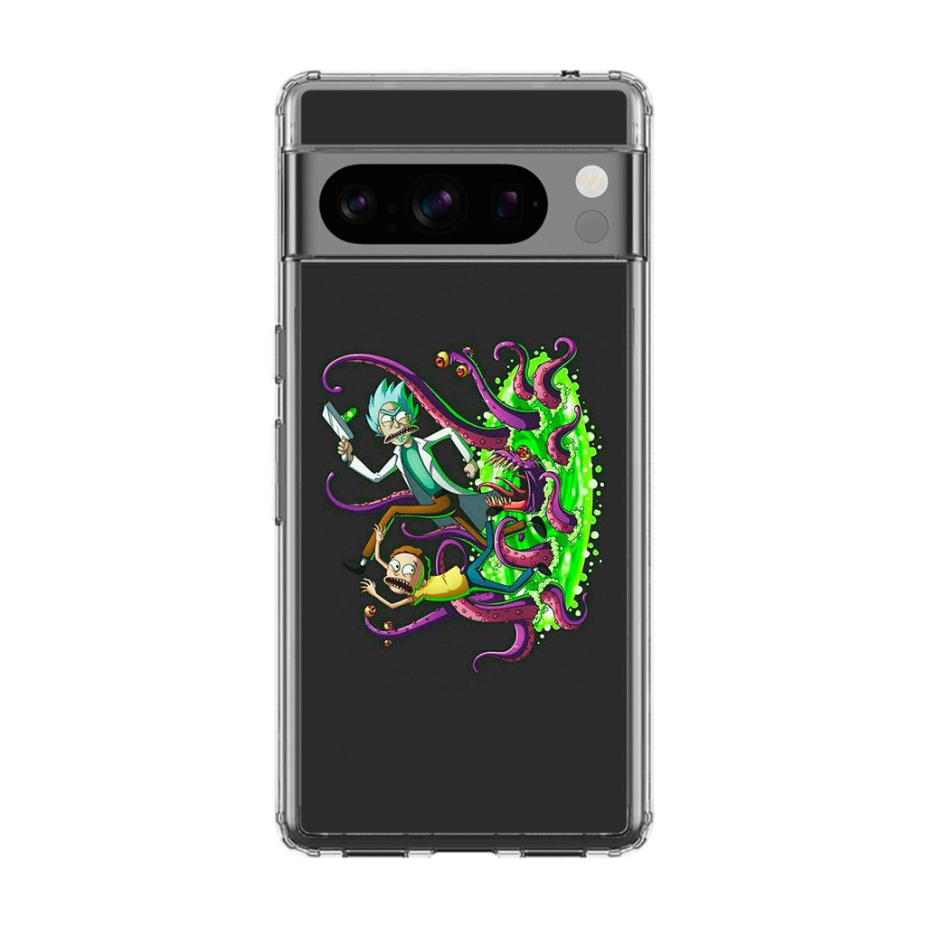 Rick And Morty Pass Through The Portal Google Pixel 8 Pro Case