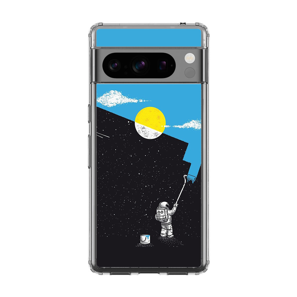 Space Paiting Day Google Pixel 8 Pro Case