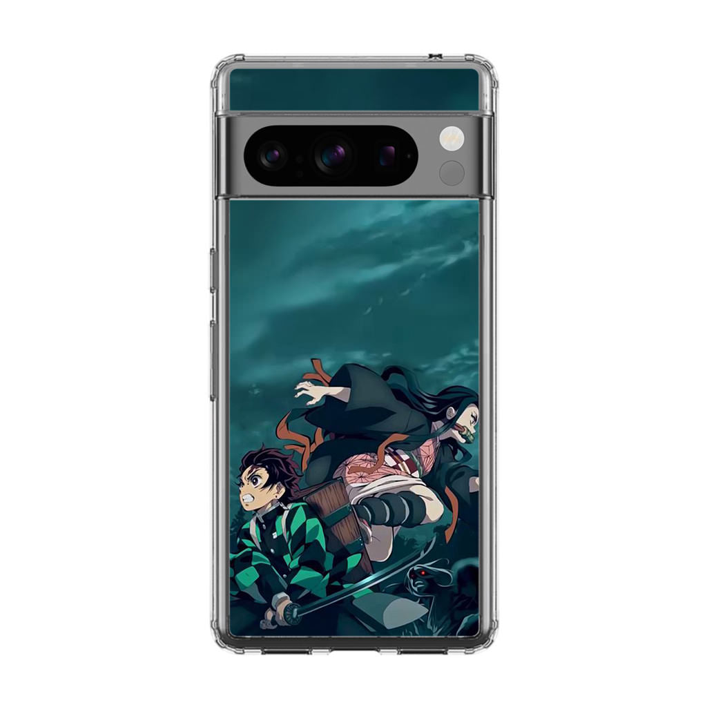 Tanjiro And Nezuko Google Pixel 8 Pro Case