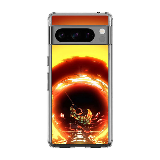 Tanjiro Kagura Dance Google Pixel 8 Pro Case