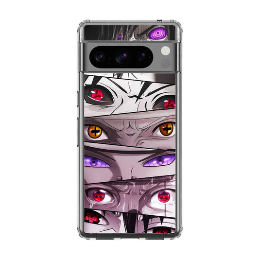 The Powerful Eyes on Naruto Google Pixel 8 Pro Case