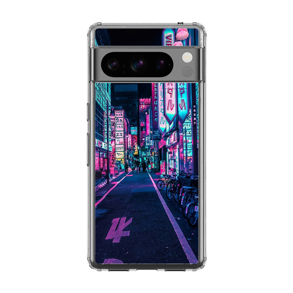 Tokyo Street Wonderful Neon Google Pixel 8 Pro Case