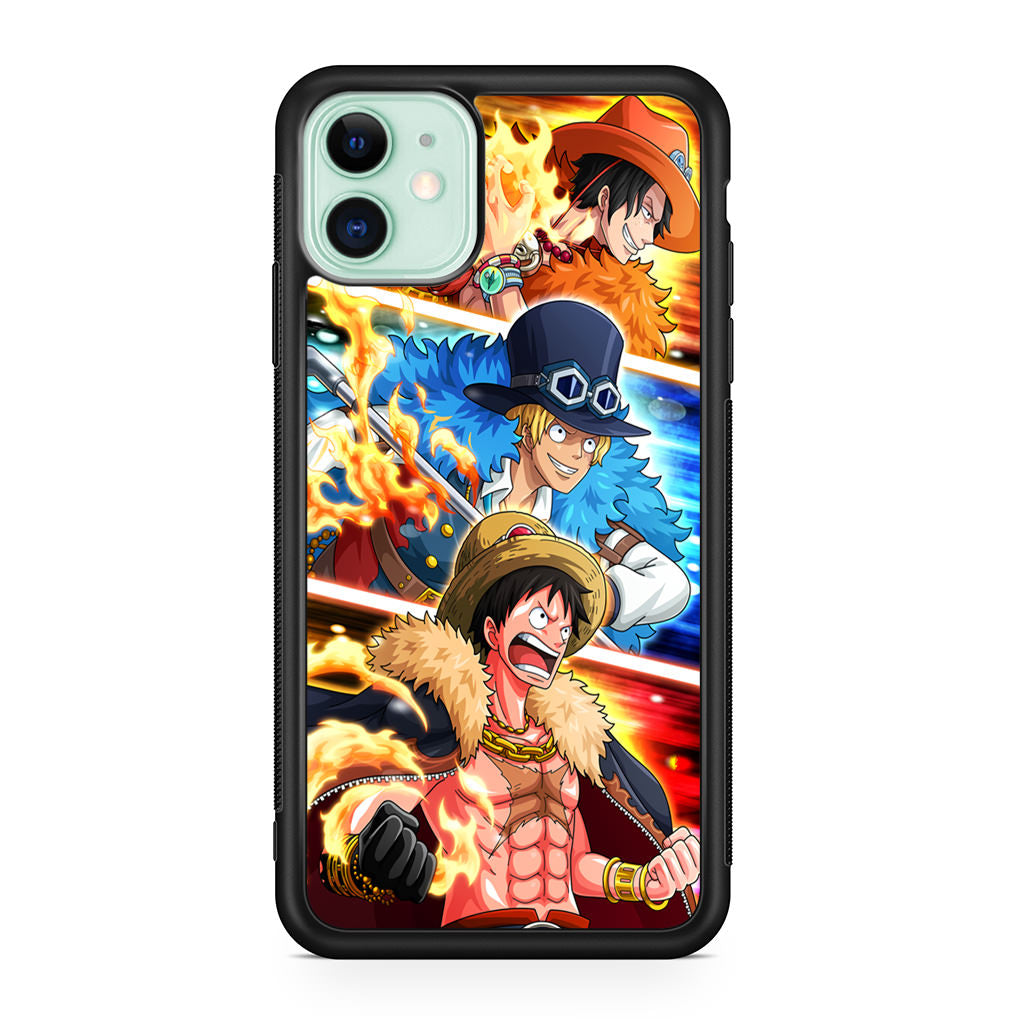 Ace Sabo Luffy iPhone 11 Case