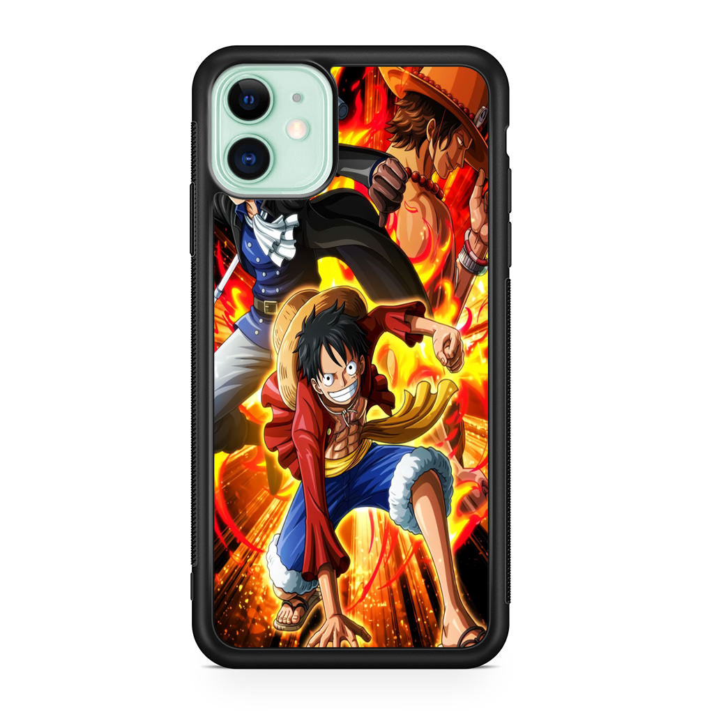 Ace Sabo Luffy Brotherhood iPhone 11 Case