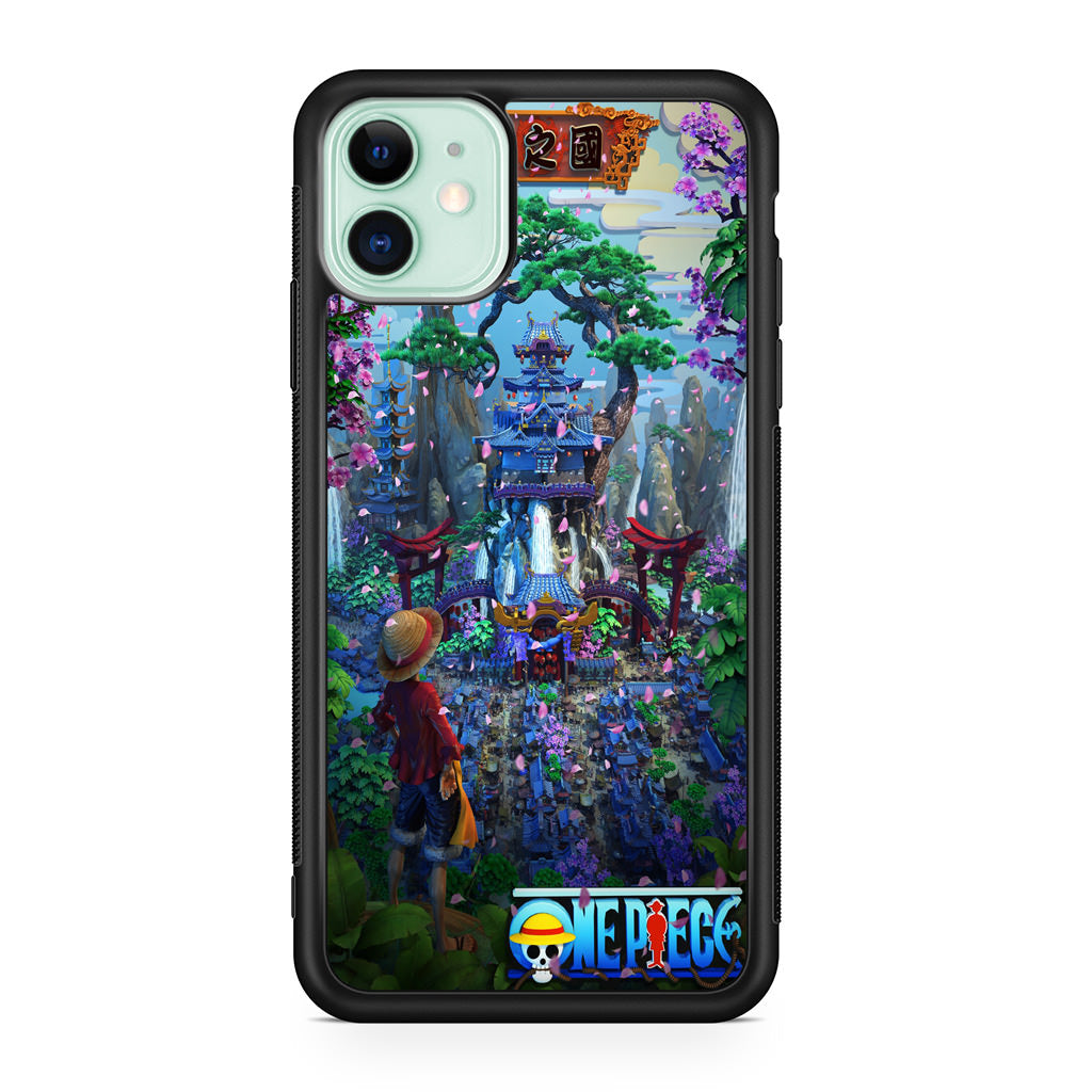 Flower Capital of Wano One Piece iPhone 12 mini Case