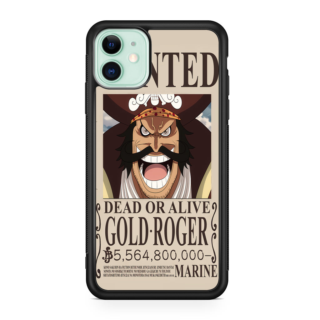 Gold Roger Bounty iPhone 12 mini Case