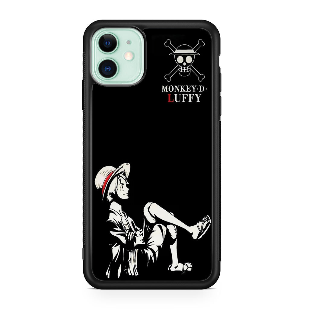 Monkey D Luffy Black And White iPhone 12 mini Case