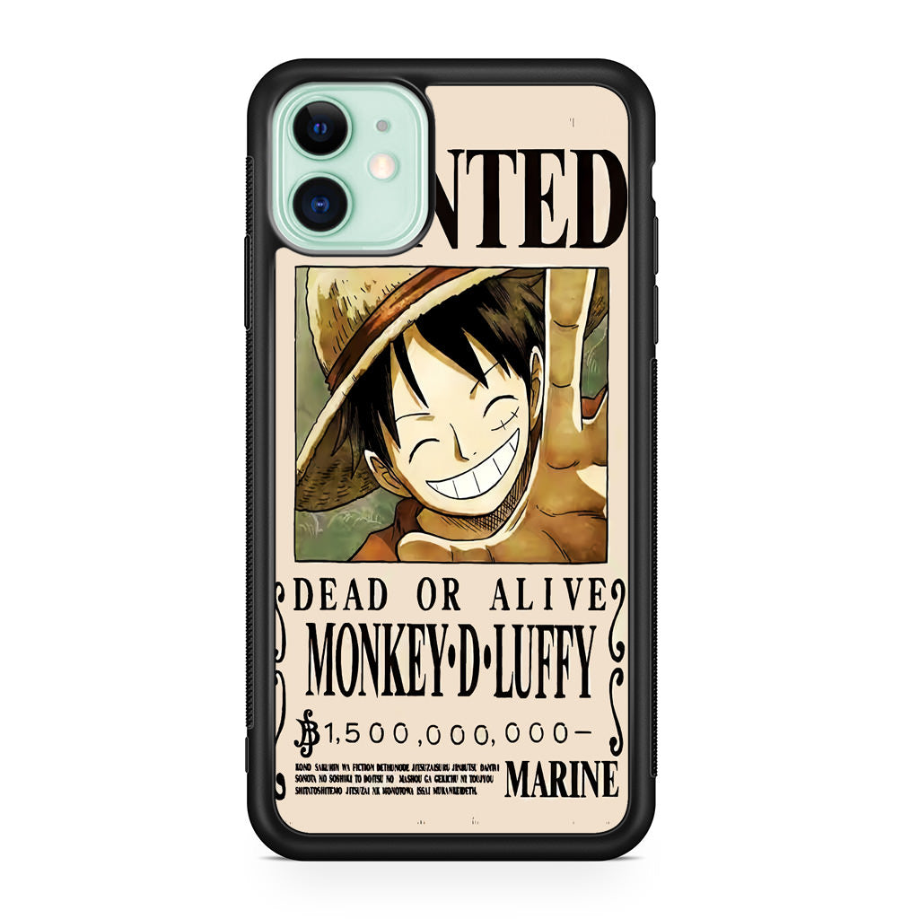 Monkey D Luffy Bounty iPhone 11 Case