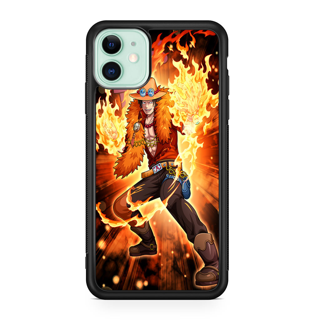 Portgas D Ace Fire Power iPhone 11 Case