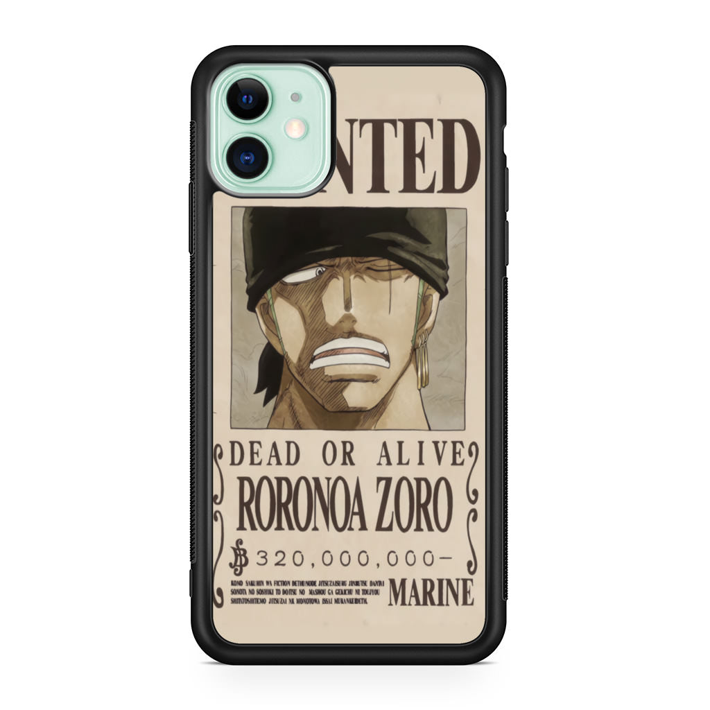 Roronoa Zoro Bounty iPhone 12 Case