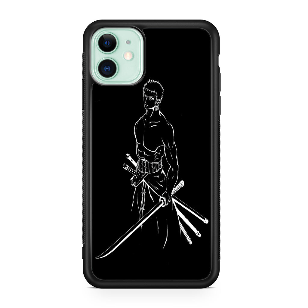 Roronoa Zoro Outlines iPhone 11 Case
