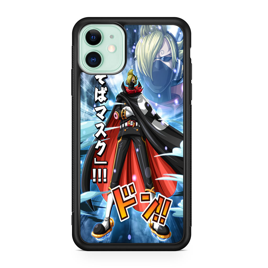 Stealth Black Sanji iPhone 11 Case
