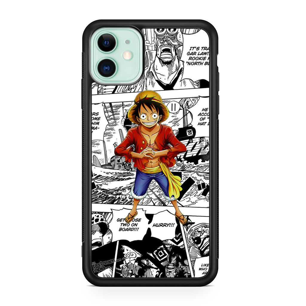 One Piece Luffy Comics iPhone 12 Case