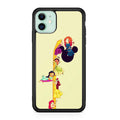 Princesses Climbing Rapunzel's Hair iPhone 11 Case