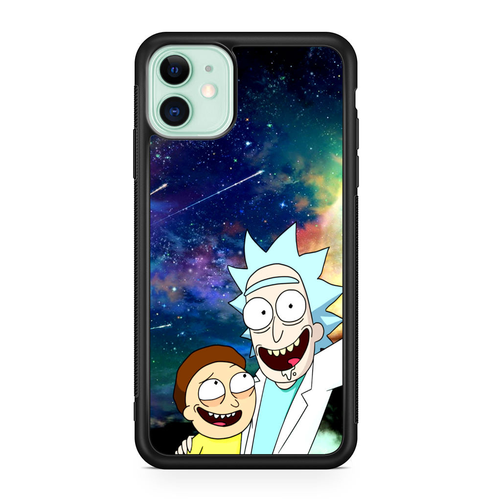 Rick And Morty In The Space iPhone 11 Case