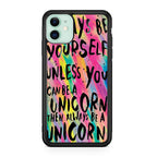 Rainbow Unicorn Quote iPhone 12 mini Case