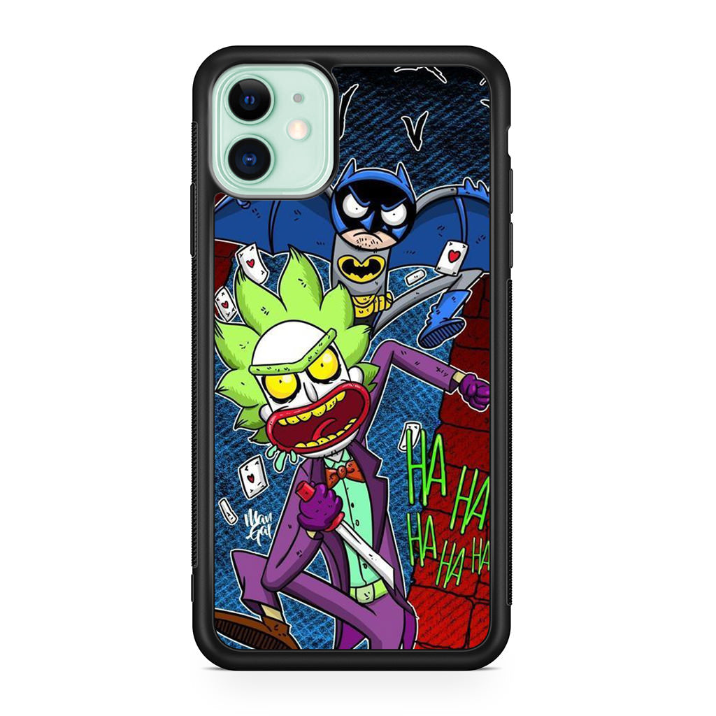 Rick And Morty Bat And Joker Clown iPhone 12 Case