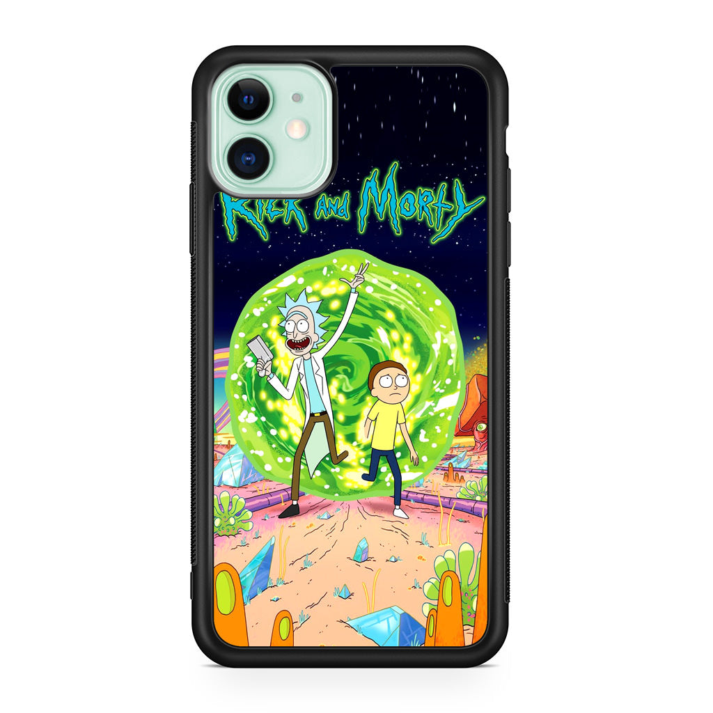 Rick And Morty Portal Gun iPhone 12 Case