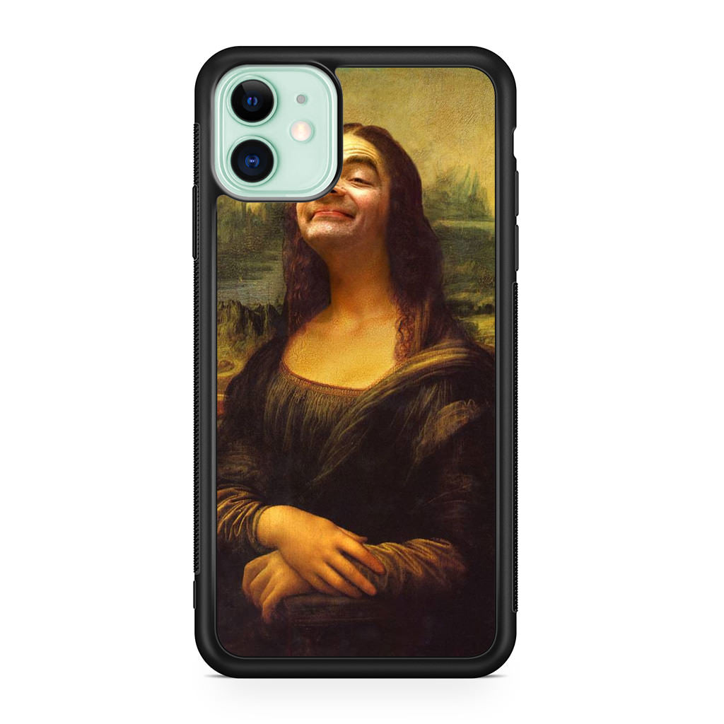 Rowan Atkinson Monalisa Funny iPhone 11 Case