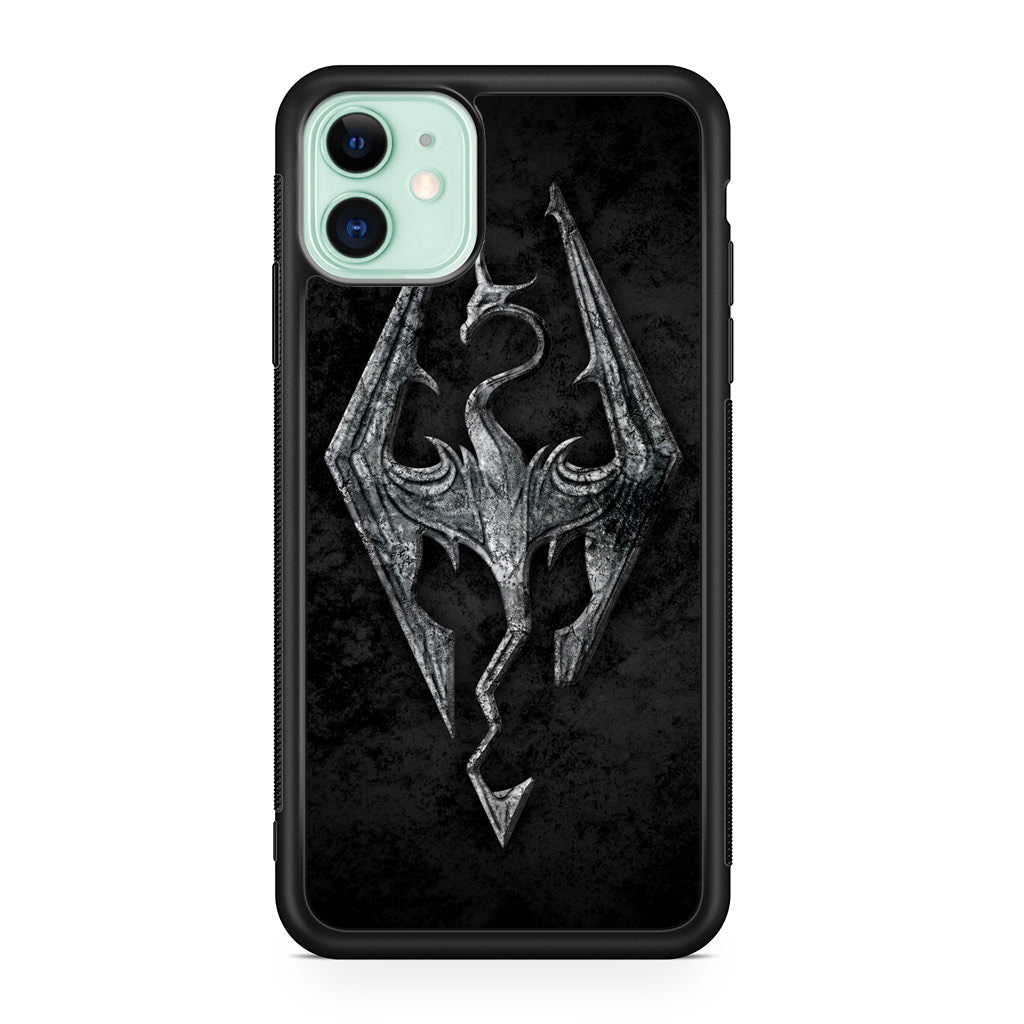 The Elder Scrolls V Skyrim Logo iPhone 11 Case