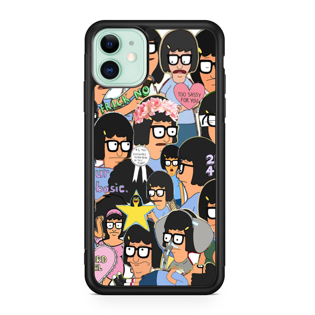 Tina Belcher Collage iPhone 11 Case