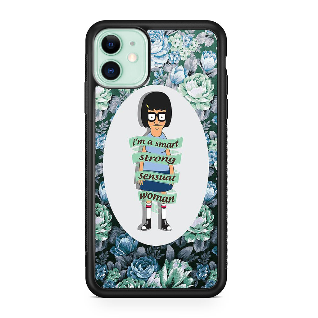 Tina Belcher Flower Woman Quotes iPhone 12 Case