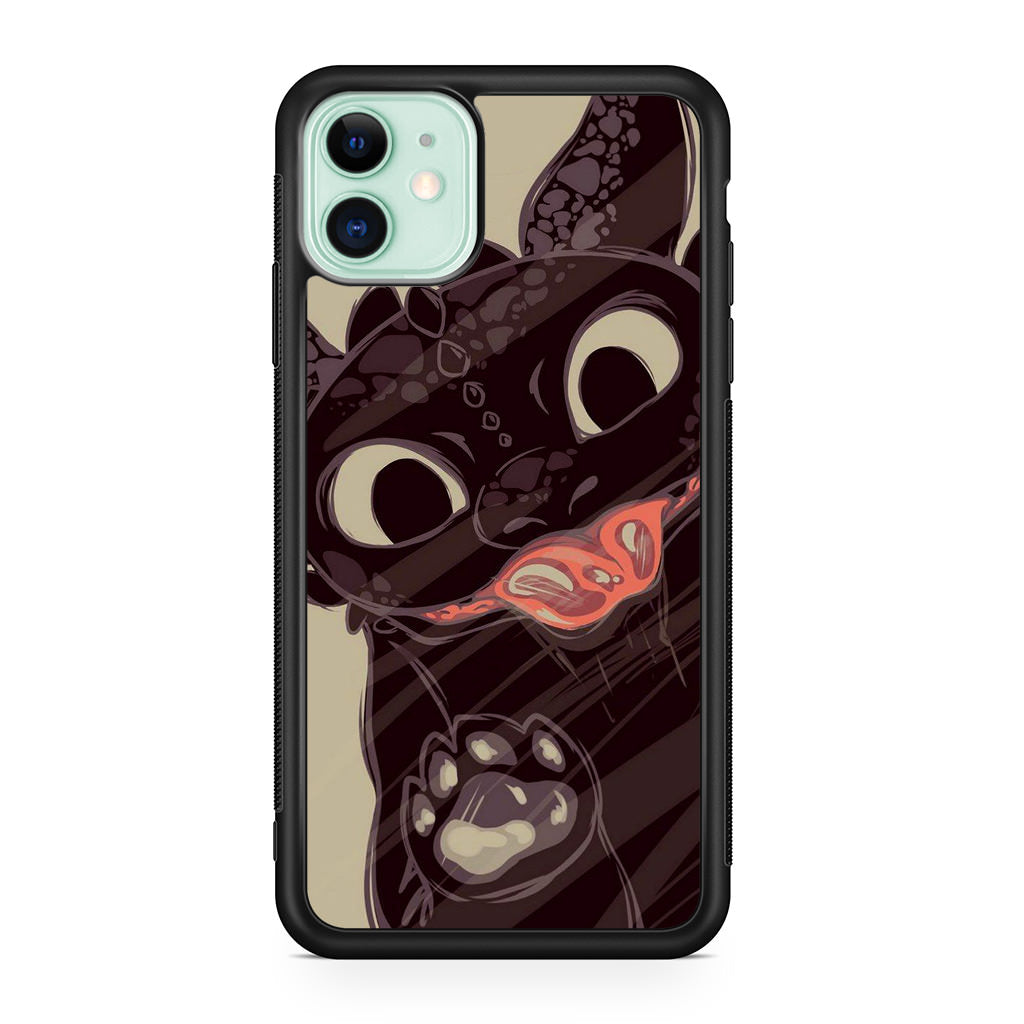 Toothless Dragon Art iPhone 11 Case