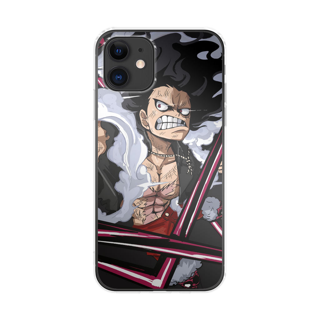 Luffy Snake Man Culverin Art iPhone 12 Case
