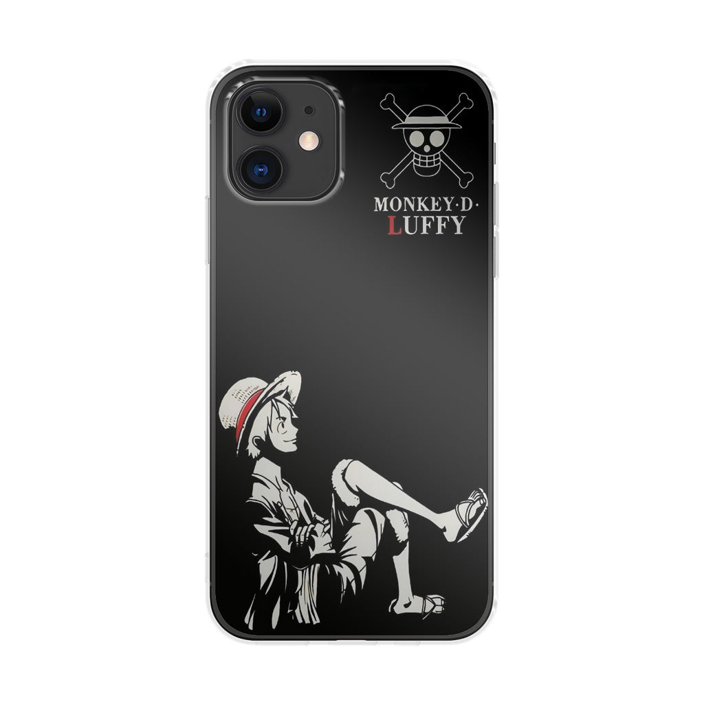 Monkey D Luffy Black And White iPhone 11 Case
