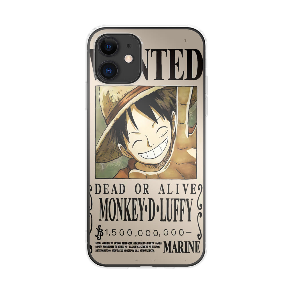 Monkey D Luffy Bounty iPhone 12 Case