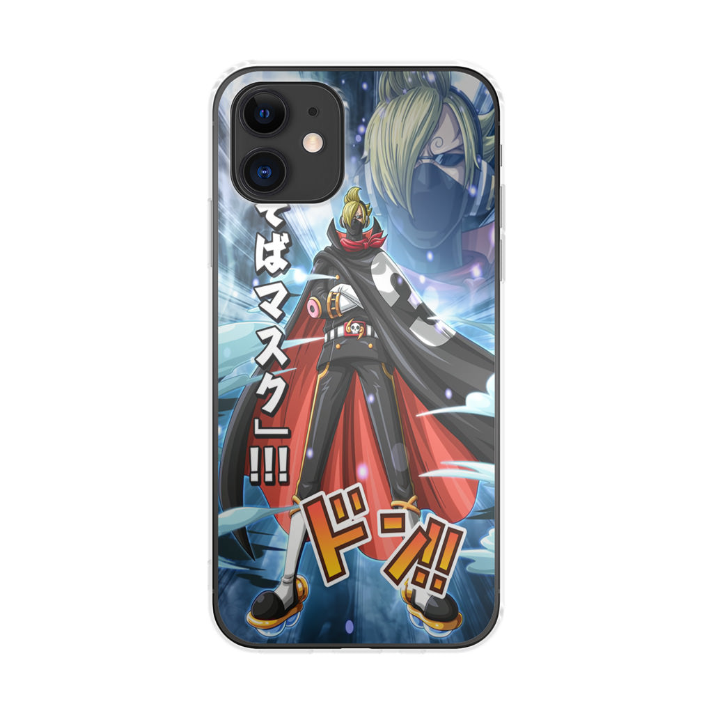 Stealth Black Sanji iPhone 12 mini Case