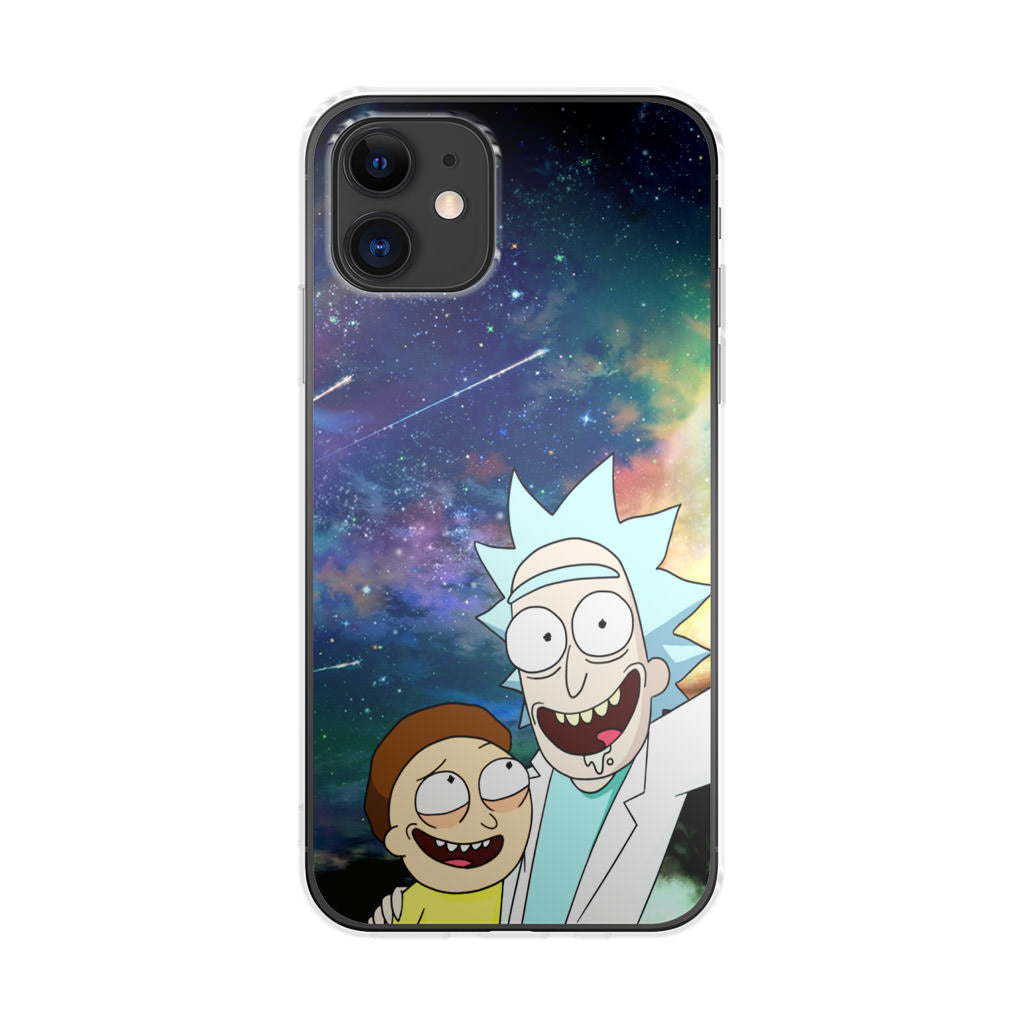 Rick And Morty In The Space iPhone 12 mini Case