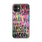 Rainbow Unicorn Quote iPhone 12 mini Case