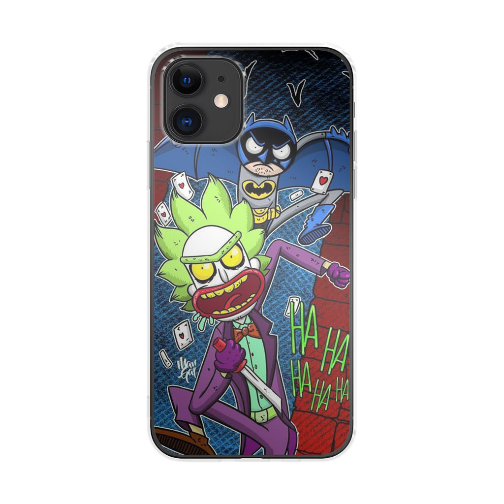 Rick And Morty Bat And Joker Clown iPhone 12 mini Case