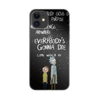 Rick And Morty Quotes iPhone 12 mini Case