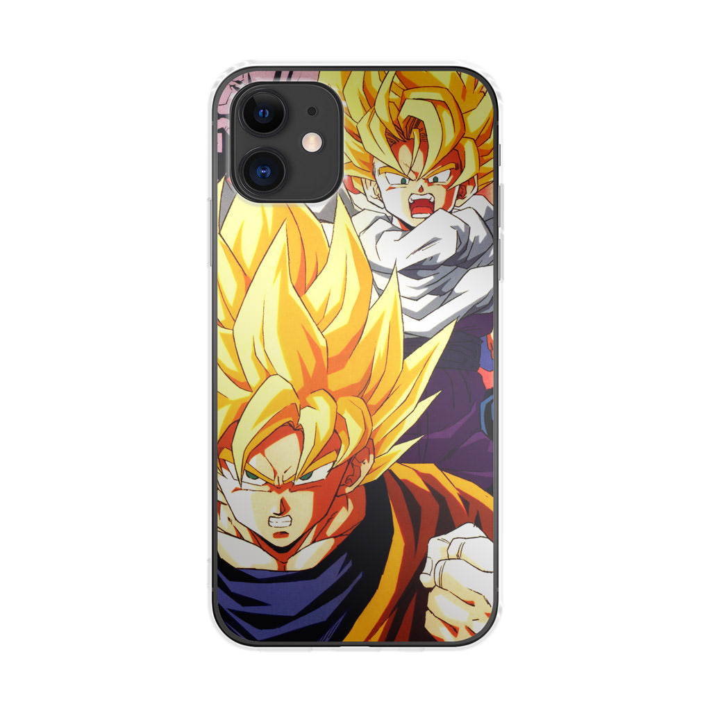 Super Saiyan Goku And Gohan iPhone 11 Case