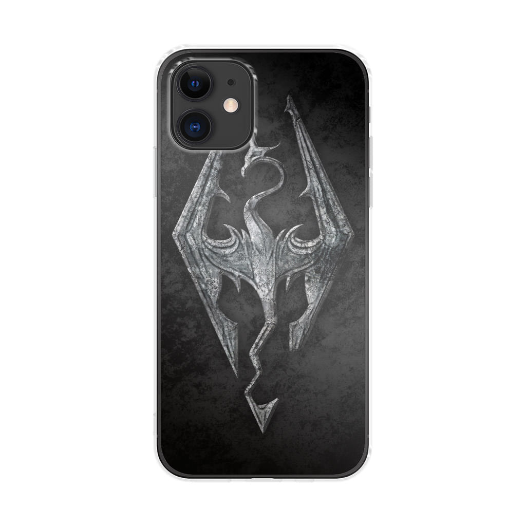 The Elder Scrolls V Skyrim Logo iPhone 12 Case