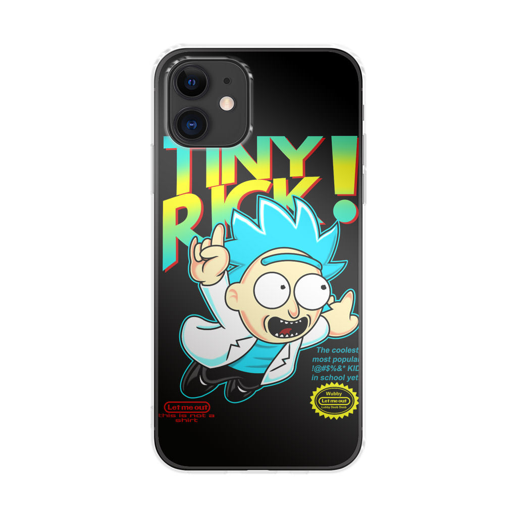 Tiny Rick Let Me Out iPhone 12 mini Case
