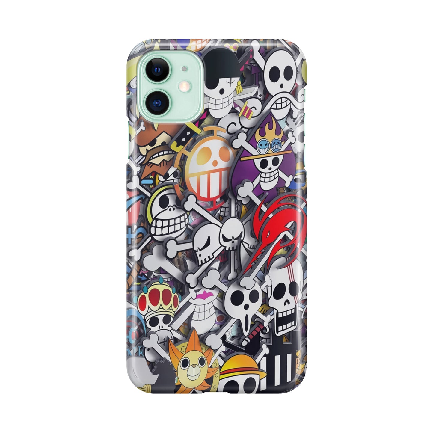 All Pirate Symbols One Piece iPhone 11 Case