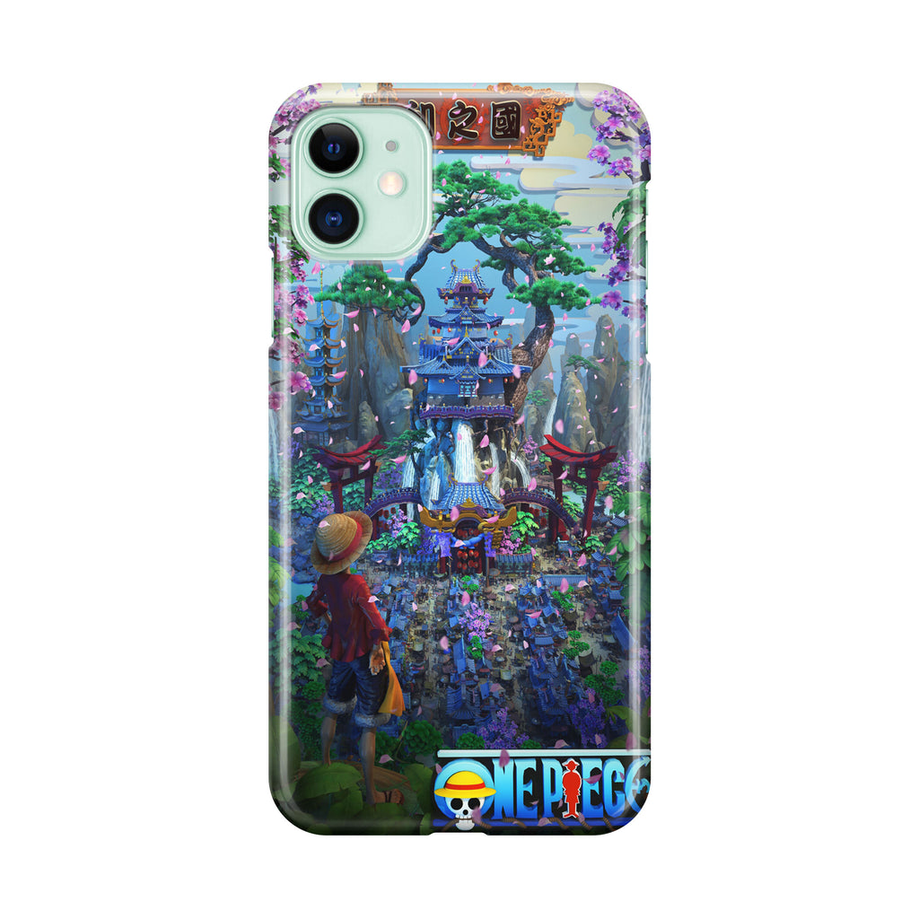 Flower Capital of Wano One Piece iPhone 12 Case