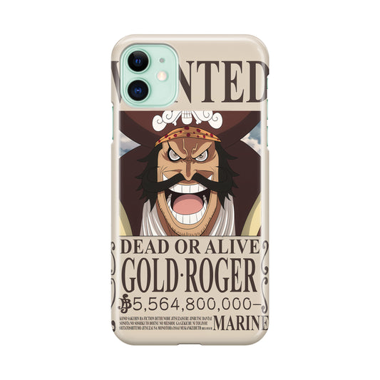 Gold Roger Bounty iPhone 11 Case