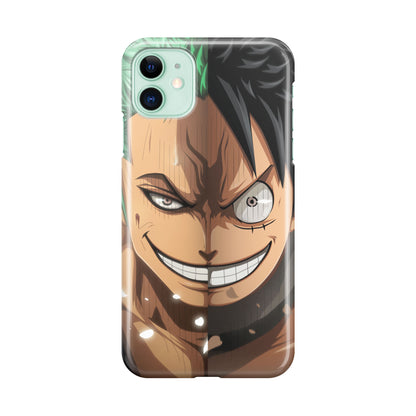 Luffy And Zoro Half Smile iPhone 11 Case