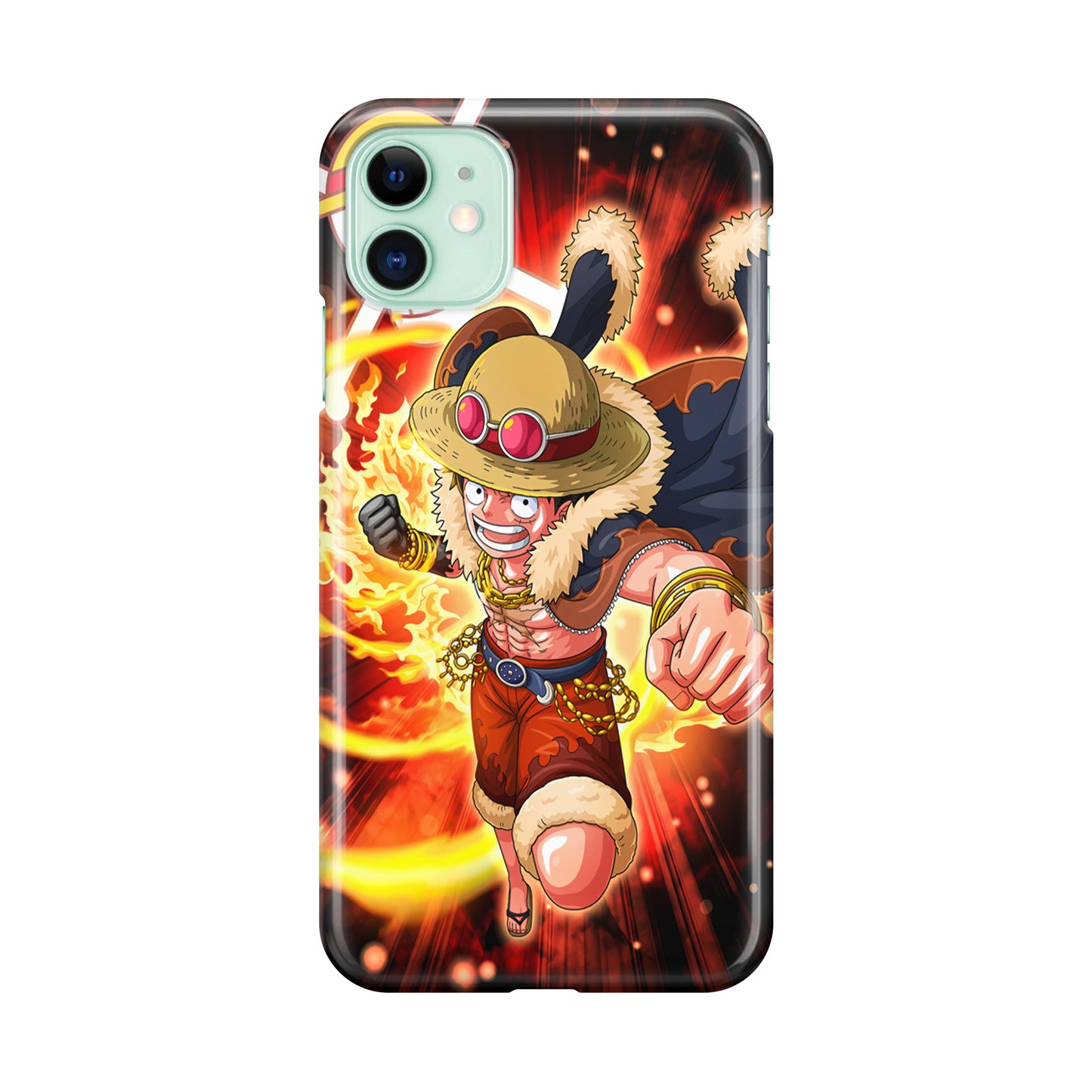 Luffy Red Hawk Punch iPhone 11 Case