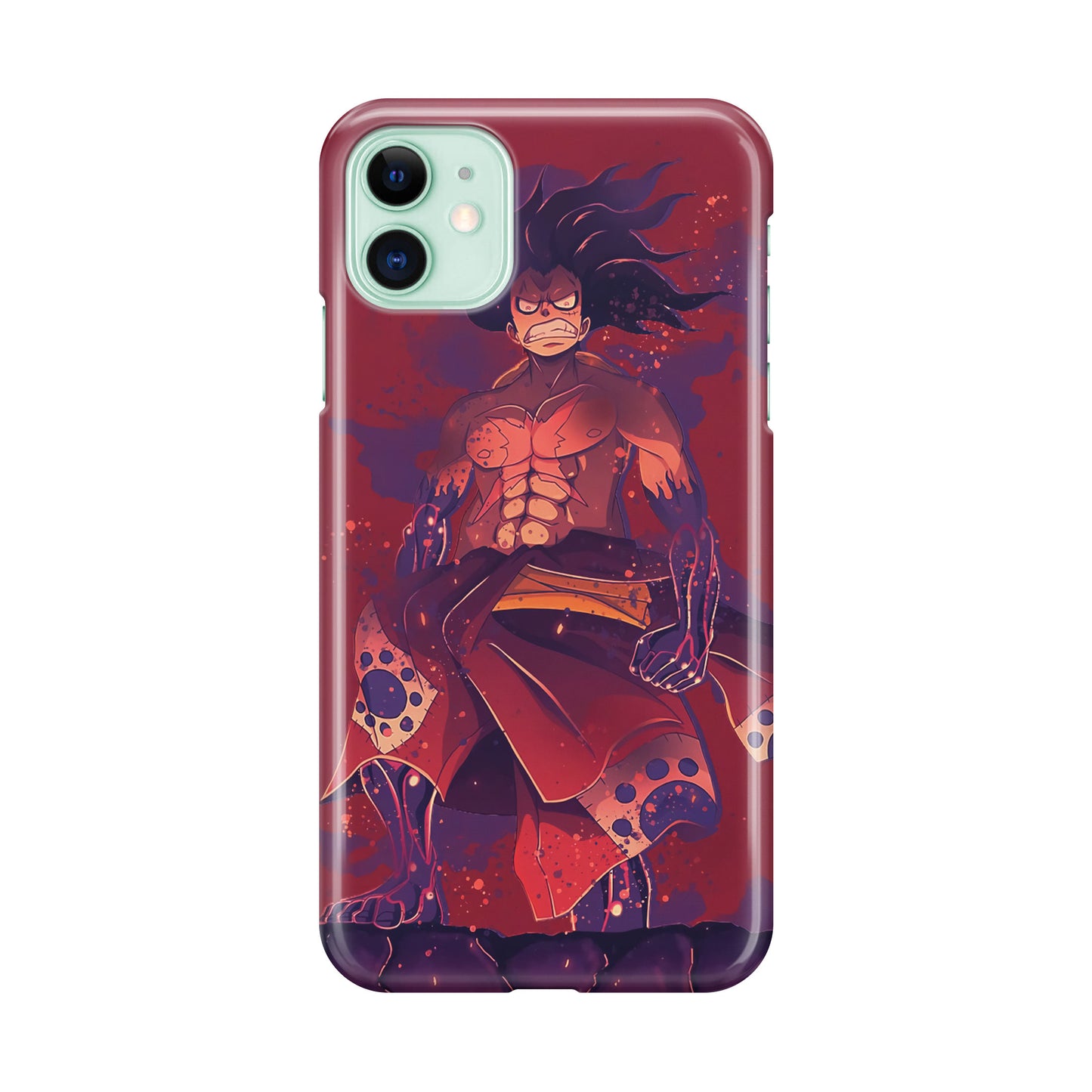 Luffy Snake Man Art iPhone 11 Case